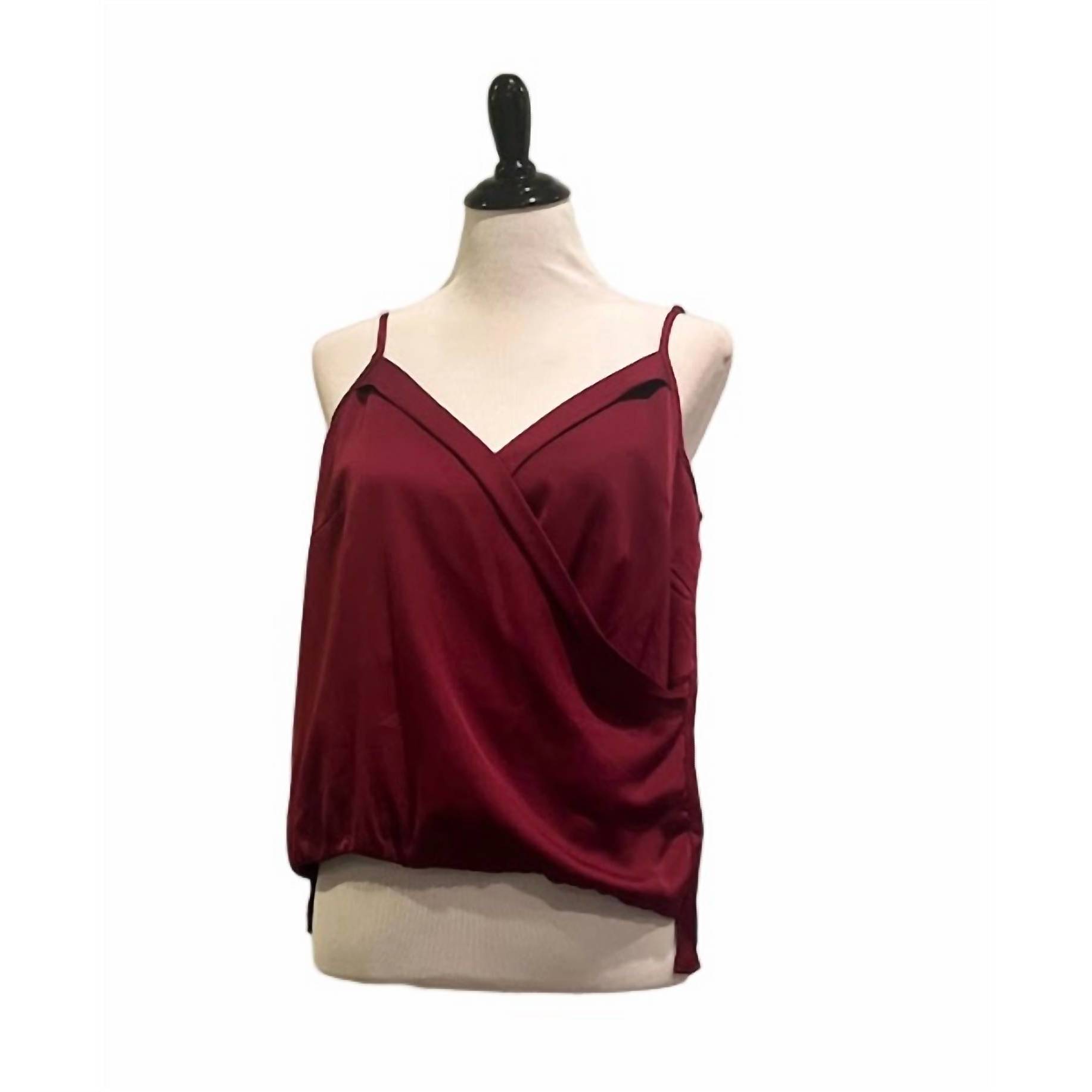 New Heartloom Cabernet Cami Top In Red